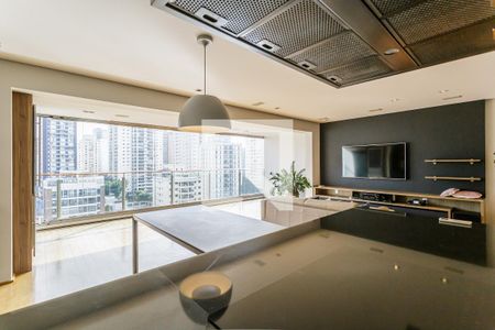 Sala de apartamento para alugar com 2 quartos, 166m² em Vila Nova Conceição, São Paulo