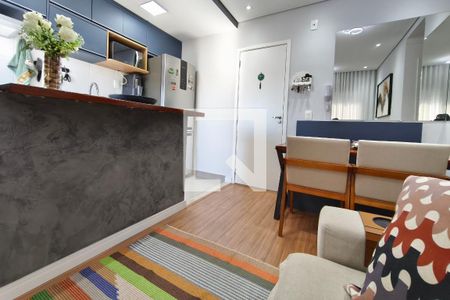 Sala de apartamento para alugar com 1 quarto, 34m² em Parque Industrial, Campinas