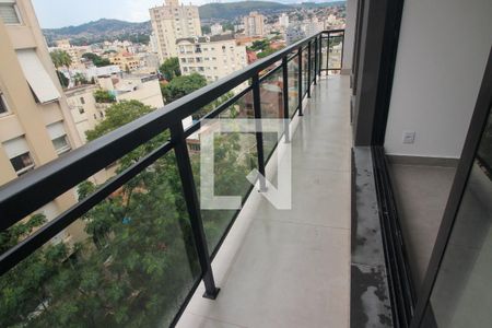 Sacada da Sala de apartamento à venda com 2 quartos, 74m² em Petrópolis, Porto Alegre