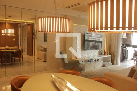 Sala de apartamento para alugar com 3 quartos, 120m² em Aparecida, Santos