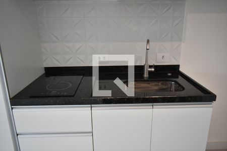 Sala/Cozinha de apartamento para alugar com 1 quarto, 35m² em Mirandópolis, São Paulo