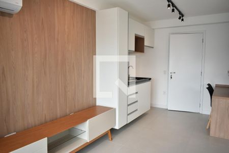Sala/Cozinha de apartamento para alugar com 1 quarto, 35m² em Mirandópolis, São Paulo