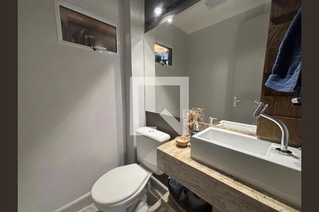 Lavabo de casa de condomínio à venda com 2 quartos, 115m² em Rondônia, Novo Hamburgo
