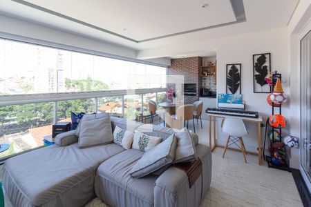 Varanda gourmet de apartamento à venda com 3 quartos, 163m² em Vila Rosalia, Guarulhos