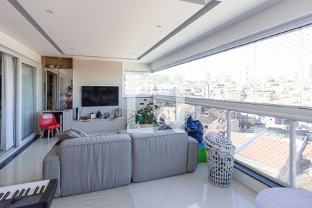 Varanda gourmet de apartamento à venda com 3 quartos, 163m² em Vila Rosalia, Guarulhos