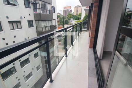 Sacada da Sala de apartamento à venda com 2 quartos, 69m² em Petrópolis, Porto Alegre