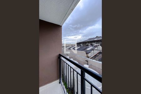 Varanda da Sala de apartamento para alugar com 1 quarto, 27m² em Brás, São Paulo