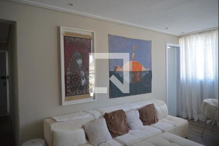 Sala de apartamento para alugar com 2 quartos, 76m² em Vila Bastos, Santo André