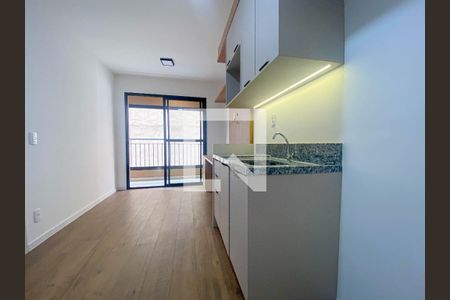 Sala/Cozinha de apartamento para alugar com 1 quarto, 31m² em Perdizes, São Paulo