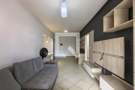 Sala de apartamento para alugar com 3 quartos, 113m² em Forte, Praia Grande
