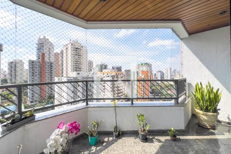 Varanda de apartamento à venda com 4 quartos, 206m² em Chácara Klabin, São Paulo
