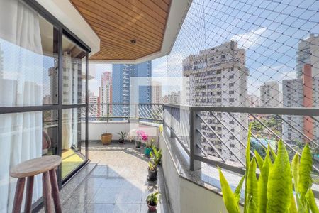 Varanda de apartamento à venda com 4 quartos, 206m² em Chácara Klabin, São Paulo