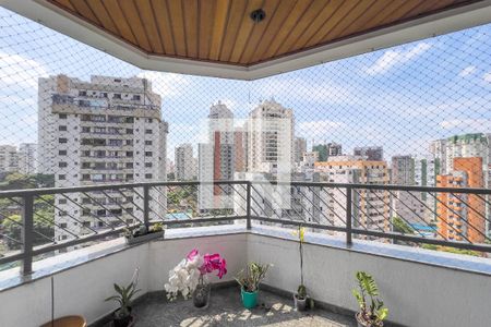 Varanda de apartamento à venda com 4 quartos, 206m² em Chácara Klabin, São Paulo