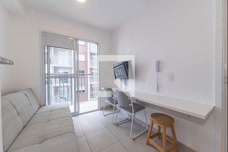Sala de apartamento para alugar com 1 quarto, 27m² em Jardim Caravelas, São Paulo