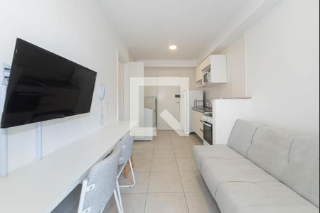 Sala de apartamento para alugar com 1 quarto, 27m² em Jardim Caravelas, São Paulo