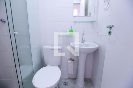 Banheiro de apartamento para alugar com 1 quarto, 30m² em Vila Albertina, São Paulo