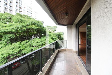 Varanda da Sala de apartamento à venda com 4 quartos, 280m² em Indianópolis, São Paulo