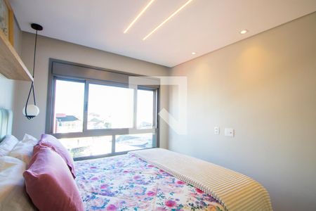 Quarto 1 - Suíte de apartamento para alugar com 2 quartos, 68m² em Vila Gilda, Santo André