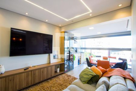 Sala de apartamento para alugar com 2 quartos, 68m² em Vila Gilda, Santo André