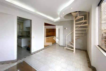 Sala de apartamento à venda com 4 quartos, 140m² em Grajaú, Belo Horizonte