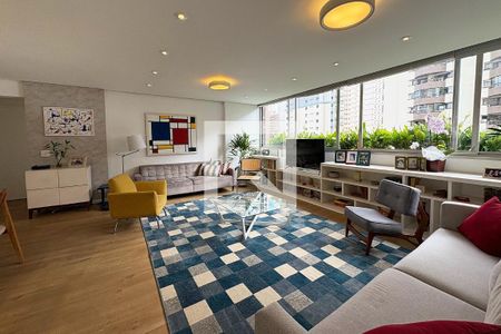 Sala de apartamento à venda com 3 quartos, 130m² em Perdizes, São Paulo