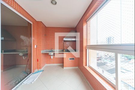 Varanda Gourmet de apartamento à venda com 3 quartos, 101m² em Vila Assunção, Santo André