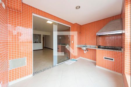 Varanda Gourmet de apartamento à venda com 3 quartos, 101m² em Vila Assunção, Santo André