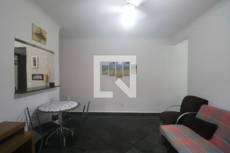 Sala de apartamento para alugar com 2 quartos, 66m² em Vila Julia, Guarujá