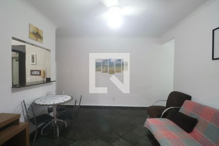 Sala de apartamento para alugar com 2 quartos, 66m² em Vila Julia, Guarujá