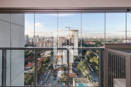 Varanda de apartamento para alugar com 1 quarto, 41m² em Santo Amaro, São Paulo