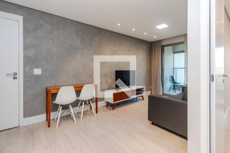 Sala de apartamento para alugar com 1 quarto, 41m² em Santo Amaro, São Paulo