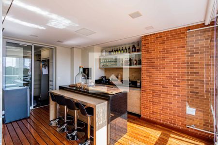 Varanda gourmet - Churrasqueira de apartamento à venda com 3 quartos, 187m² em Vila Leopoldina, São Paulo