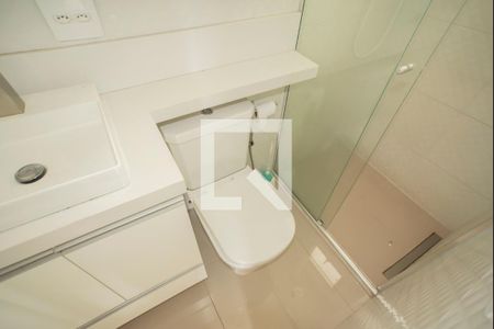 Banheiro de kitnet/studio à venda com 1 quarto, 45m² em Mirandópolis, São Paulo