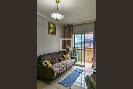 Sala de apartamento para alugar com 1 quarto, 50m² em Vila Caiçara, Praia Grande