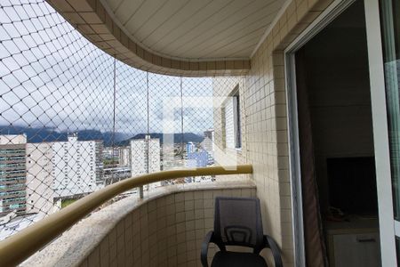 Sacada de apartamento para alugar com 1 quarto, 50m² em Vila Caiçara, Praia Grande