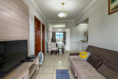 Sala de apartamento para alugar com 1 quarto, 50m² em Vila Caiçara, Praia Grande