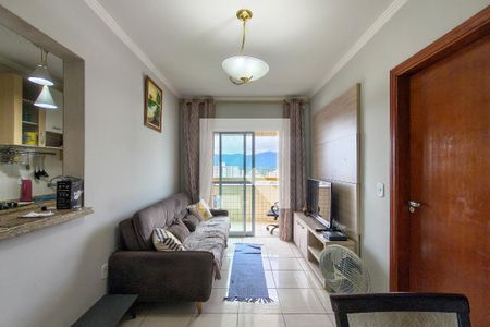 Sala de apartamento para alugar com 1 quarto, 50m² em Vila Caiçara, Praia Grande