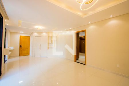 Sala de estar de apartamento para alugar com 3 quartos, 180m² em Vila Valparaíso, Santo André