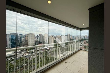 Sacada  de apartamento à venda com 2 quartos, 64m² em Brooklin, São Paulo
