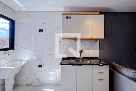 Sala/Cozinha de apartamento para alugar com 2 quartos, 39m² em Água Rasa, São Paulo