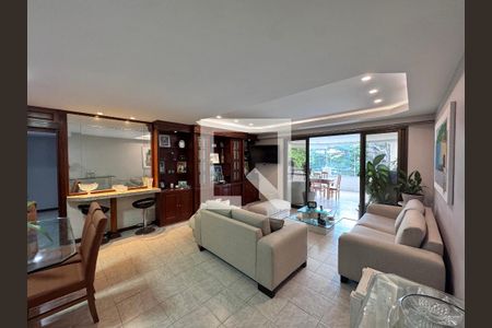 Sala de apartamento para alugar com 4 quartos, 186m² em Recreio dos Bandeirantes, Rio de Janeiro