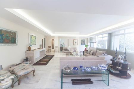 sala de apartamento à venda com 4 quartos, 280m² em Sion, Belo Horizonte