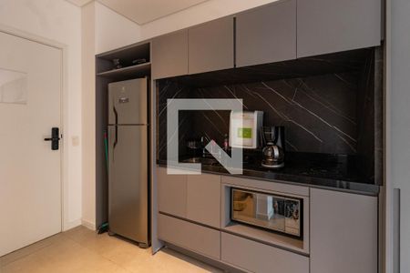 Cozinha de kitnet/studio para alugar com 1 quarto, 24m² em Perdizes, São Paulo