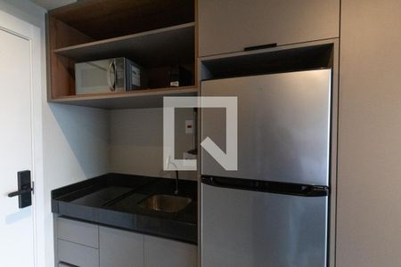 cozinha de apartamento para alugar com 1 quarto, 24m² em Vila Mariana, São Paulo