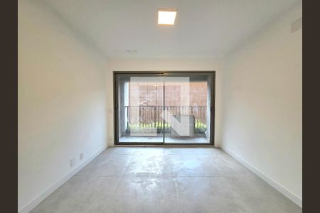 Sala/Cozinha de apartamento para alugar com 1 quarto, 43m² em Indianópolis, São Paulo