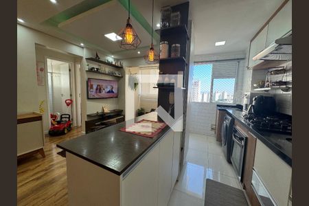 Sala/Cozinha de apartamento à venda com 2 quartos, 45m² em Conceicao, Osasco