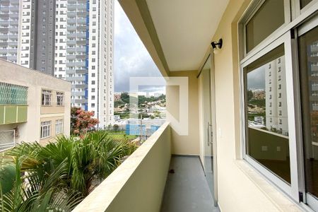 Varanda da Sala de apartamento para alugar com 3 quartos, 75m² em Estoril, Belo Horizonte