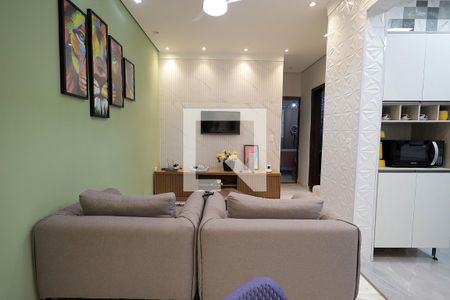 Sala de apartamento à venda com 2 quartos, 48m² em Centreville, Santo André