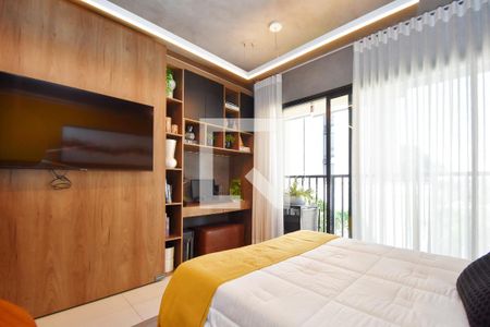 quarto sala de kitnet/studio para alugar com 1 quarto, 37m² em Pinheiros, São Paulo