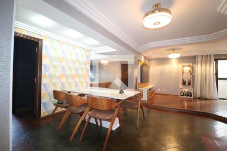 Sala de jantar de apartamento para alugar com 3 quartos, 180m² em Vila Bastos, Santo André